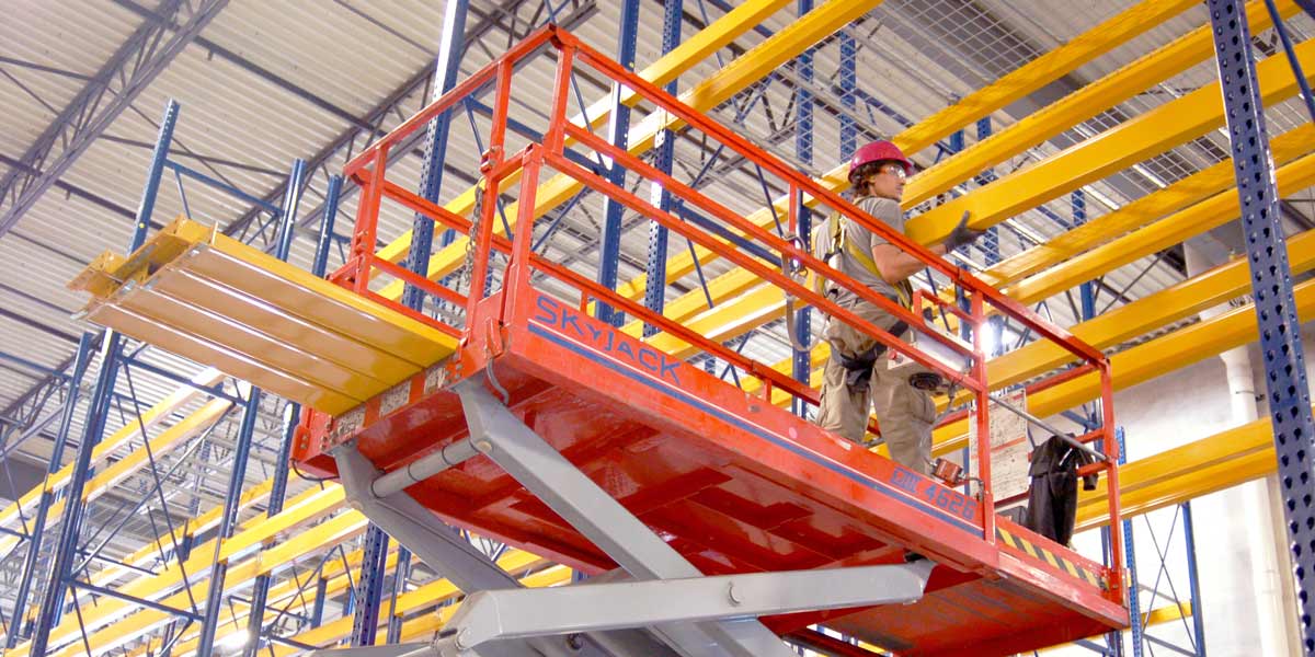 Pallet racking installation