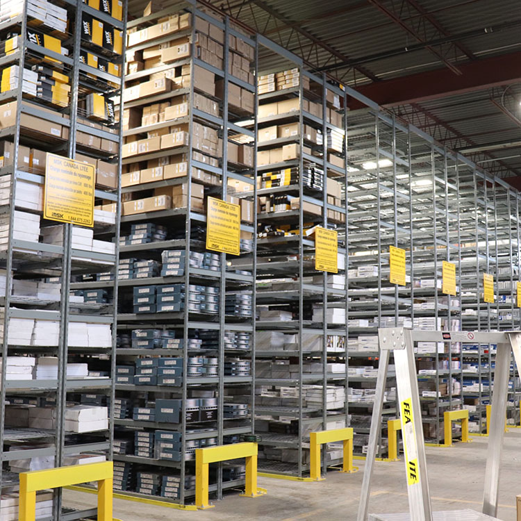 Warehouse storage and shelving installation